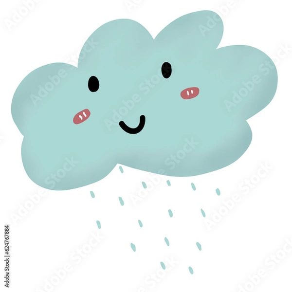 Obraz cloud and rain