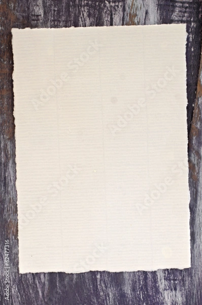 Fototapeta Blatt geripptes Papier