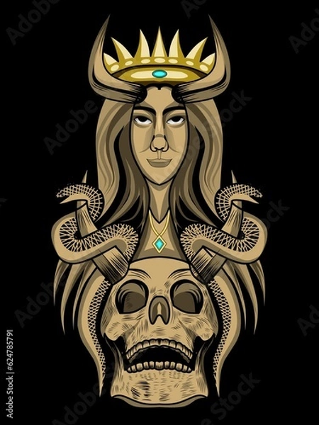 Fototapeta the devil in the night