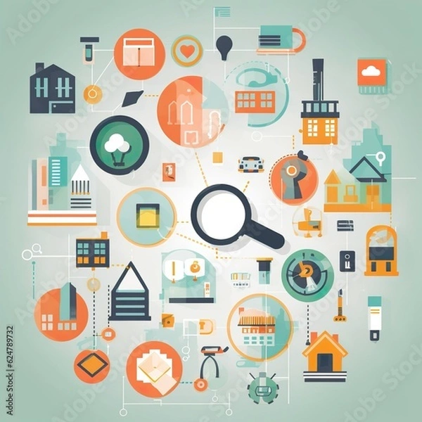 Fototapeta infographic elements