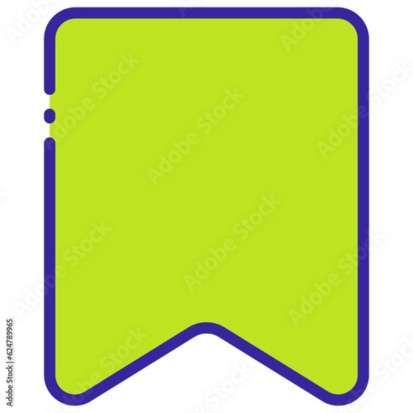 Fototapeta Bookmark Basic UI Icon