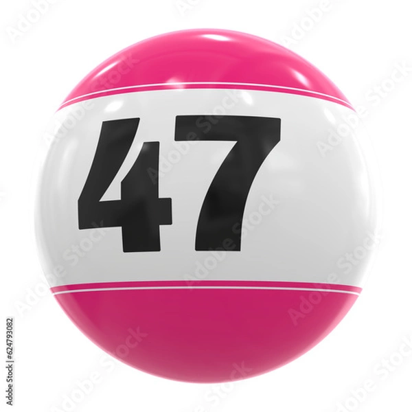 Fototapeta 47 Ball 3D Render