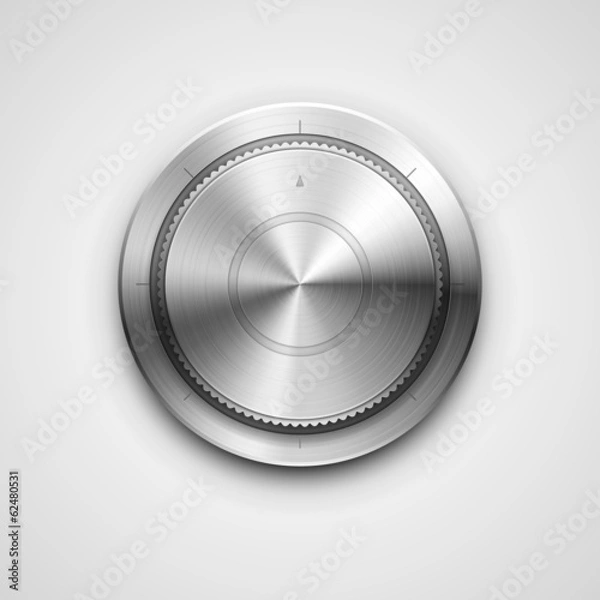 Fototapeta Metallic knob