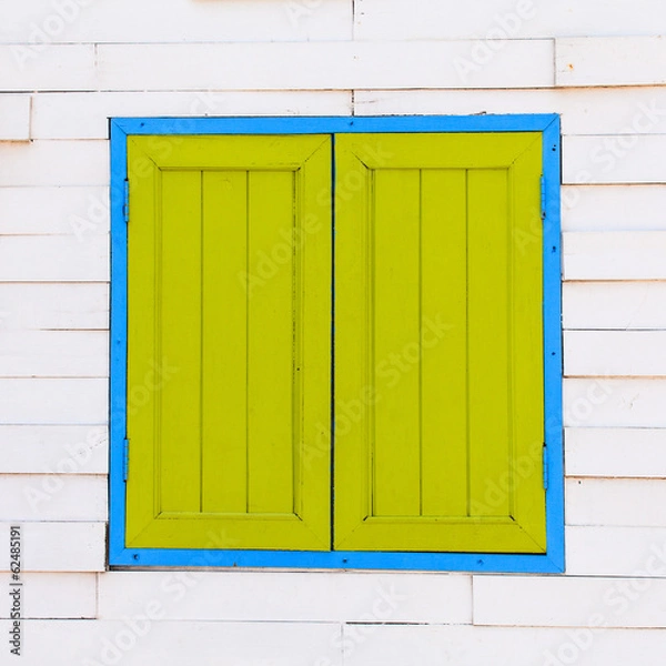 Fototapeta Green window