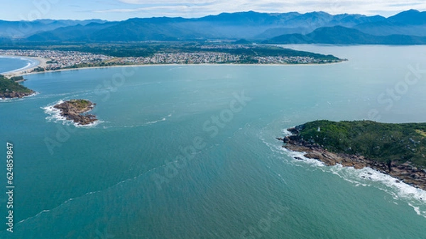 Fototapeta sul de florianopolis praia naufragados