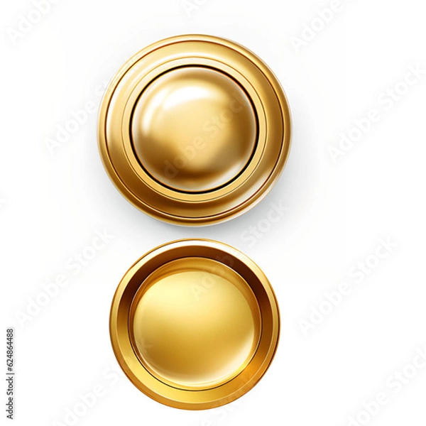 Fototapeta circular clickable button