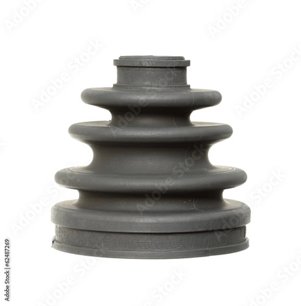 Obraz Dust cover (joint boot) isolated on white background
