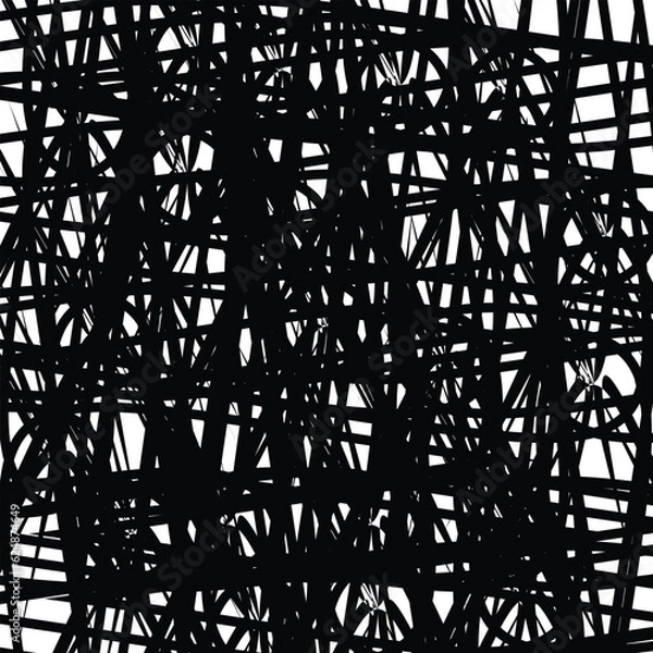 Obraz Grungy Black And White Texture Vector