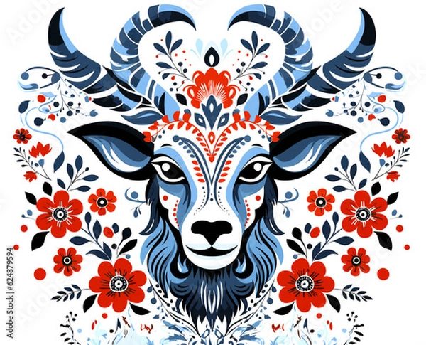 Obraz Ornamental decorative Goat