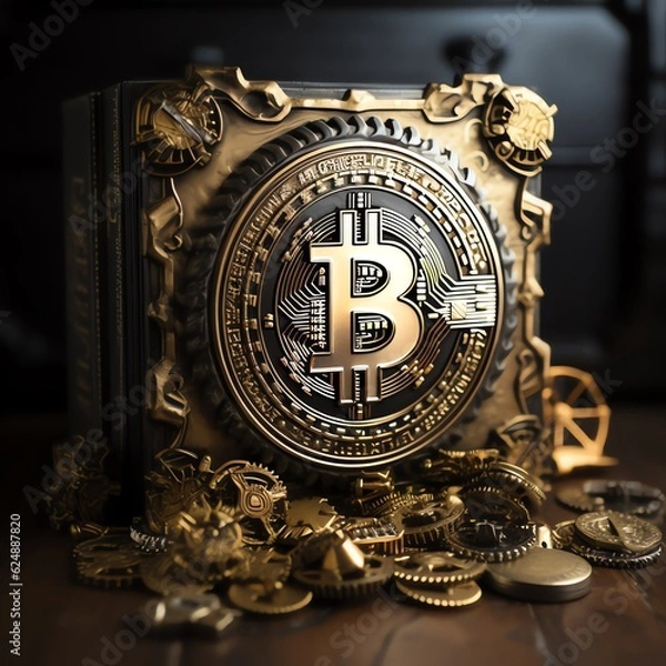 Fototapeta Bitcoin is a digital currency that can be used to buy goods and services. It is not controlled by any government or central bank, and it is not backed by any physical asset.