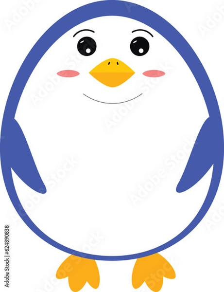 Obraz Illustration of a cute penguin