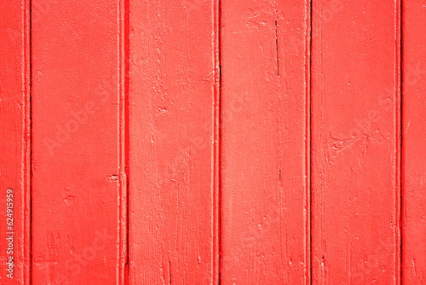 Obraz red painted wooden background