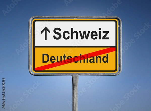 Obraz Schweiz / Deutschland
