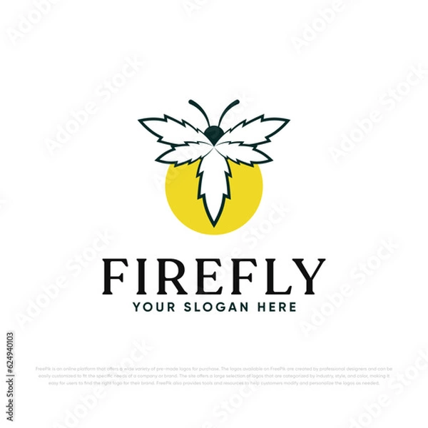 Obraz Firefly Logo Design