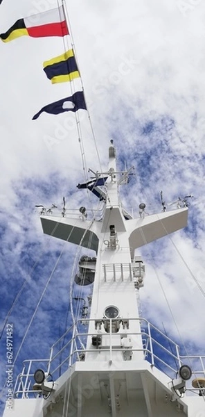 Fototapeta plane in the sea