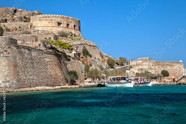 Obraz Греция. Крит. Элунда. Остров Спиналонга. Spinalonga.
