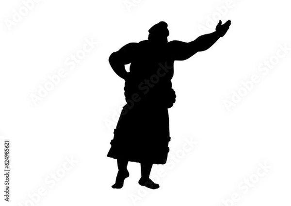 Fototapeta 土俵入りする関取　