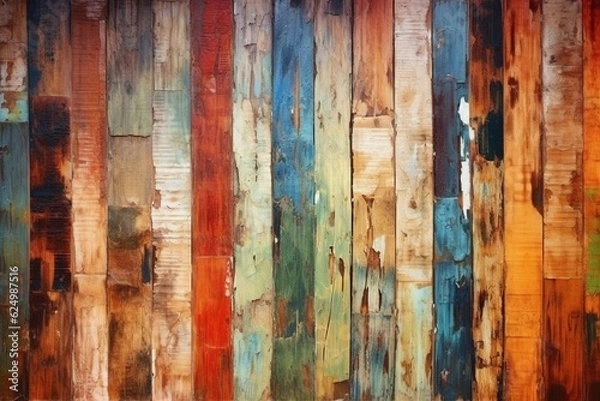 Fototapeta 板の背景,Generative AI AI画像