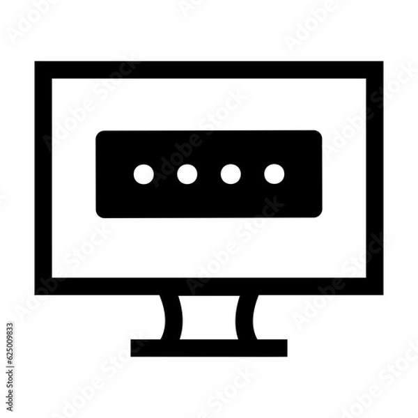 Fototapeta computer icon