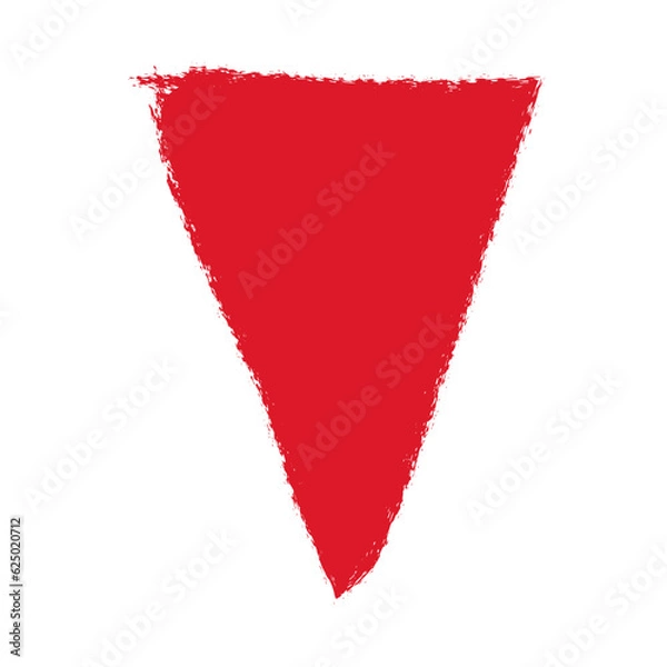 Obraz Triangle Banner Shape. Speech Bubble Text Box