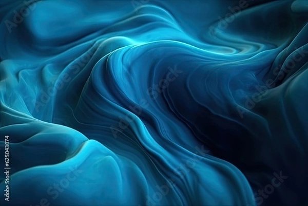 Fototapeta abstract blue background Generative Ai