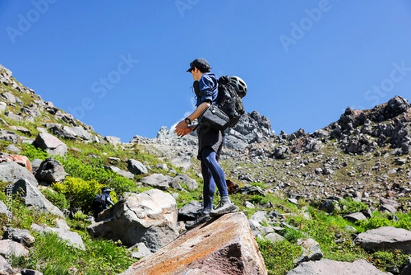 Fototapeta 焼岳登山