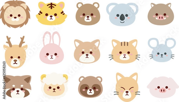 Fototapeta 動物　アイコンセット②