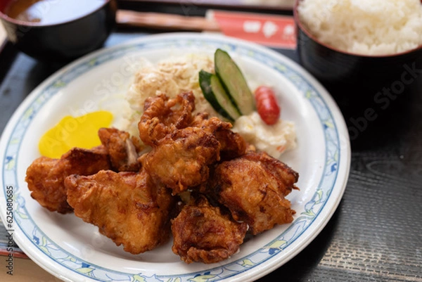 Fototapeta 美味しい唐揚げ
