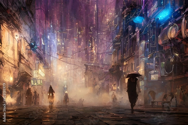 Fototapeta light at the end of tunnel.
Generative AI