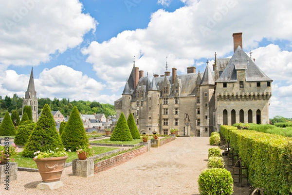 Fototapeta Chateau Langeais Garden