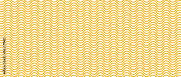 Fototapeta Abstract noodle pattern. Graphic spaghetti background with yellow ramen noodles. Isolated vector illustrations on white background.