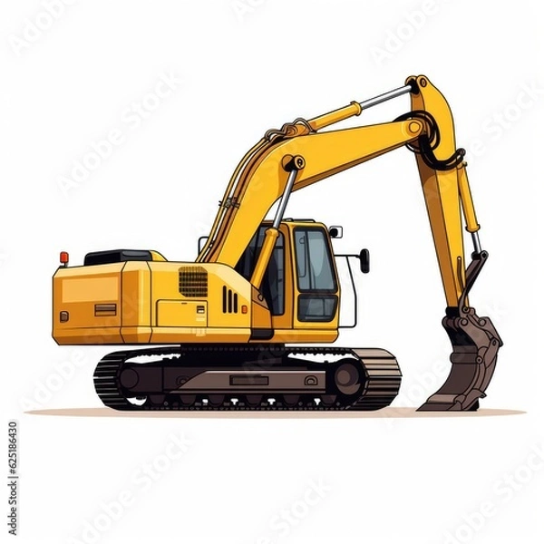Obraz Excavator, AI generated Image