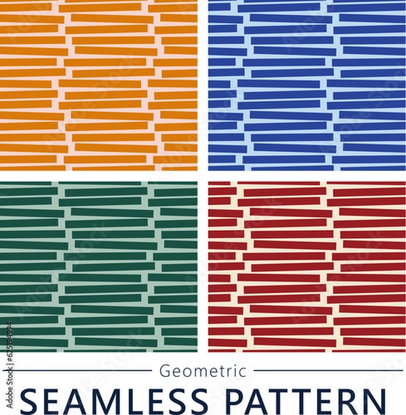 Obraz Geometric seamless vector pattern n22