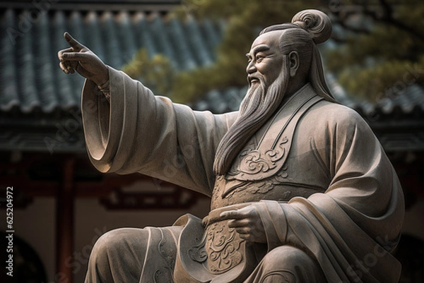 Fototapeta Confucius. generative ai