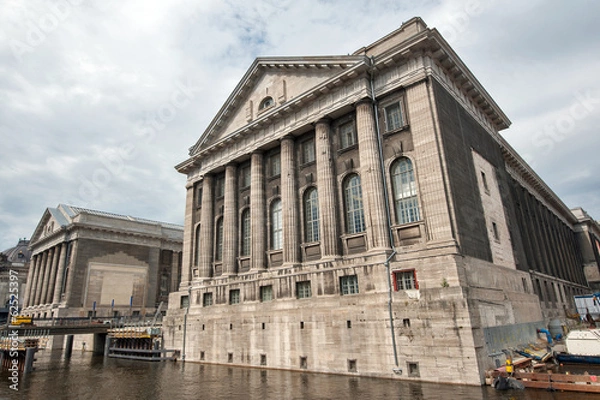 Fototapeta Facade of the Pergammonmuseum in Berlin. The Pergammon Museum ho