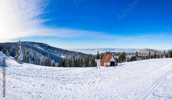 Obraz winter mountain landscape