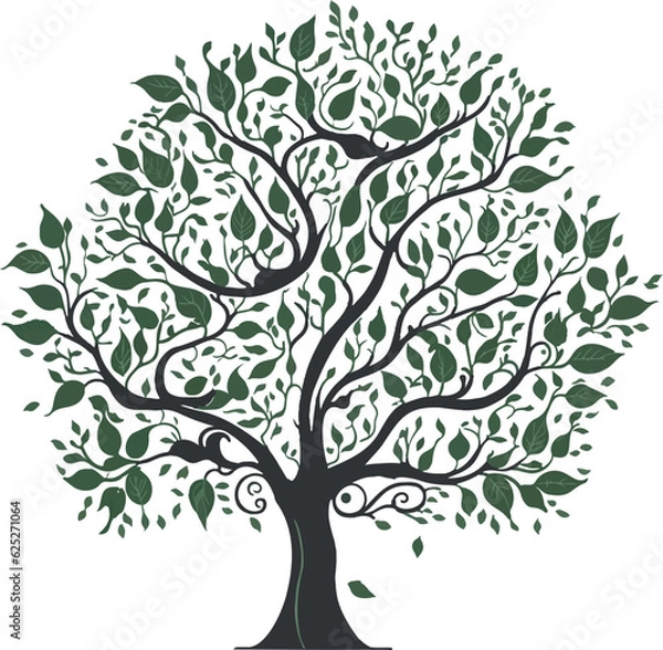 Fototapeta Tree Of Life Colorful With Leafs Vector File