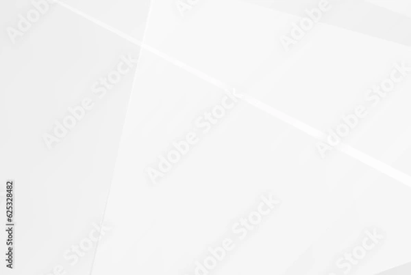 Fototapeta Abstract white and grey on light silver background modern design. Vector illustration EPS 10.