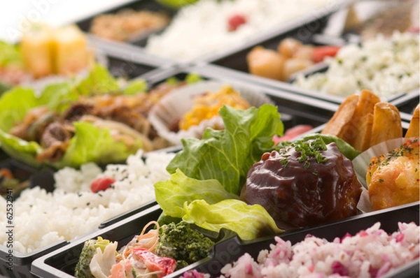 Obraz Bento Hamburger Lunch