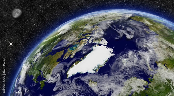 Obraz Arctic region on planet Earth