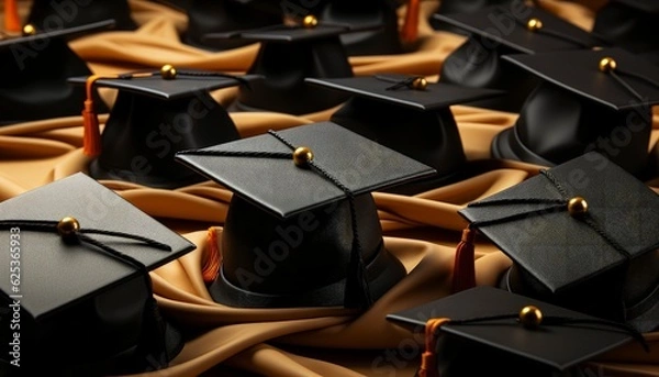Obraz graduation hats