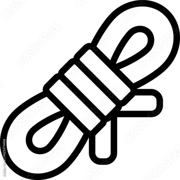 Obraz Rope outline icon