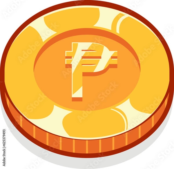 Obraz Peso gold currency coin