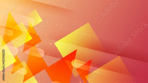 Obraz Abstract colorful geometric shapes background vector. Modern diagonal presentation background.