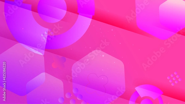 Fototapeta Vector abstract graphic presentation design banner pattern wallpaper background web template.