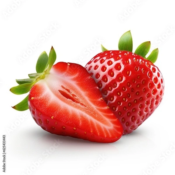 Obraz strawberry isolated on white background
