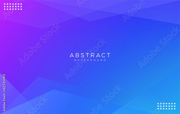 Fototapeta abstract geometric blue background