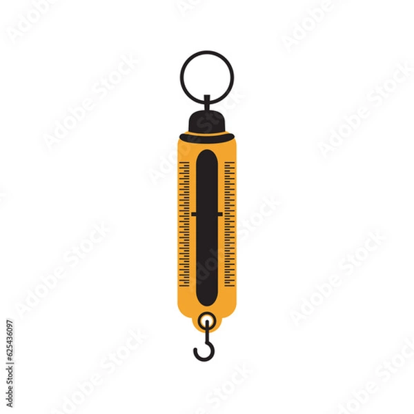 Fototapeta Hand Scale Spring Mechanical icon. 