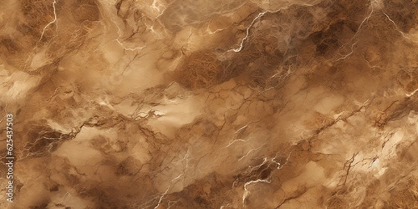 Obraz brown marble seamless pattern