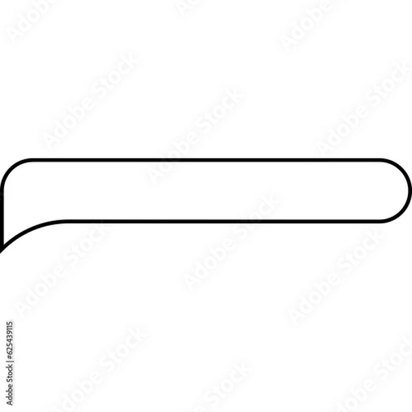 Fototapeta Message speech bubble. Chat icon. Vector illustration